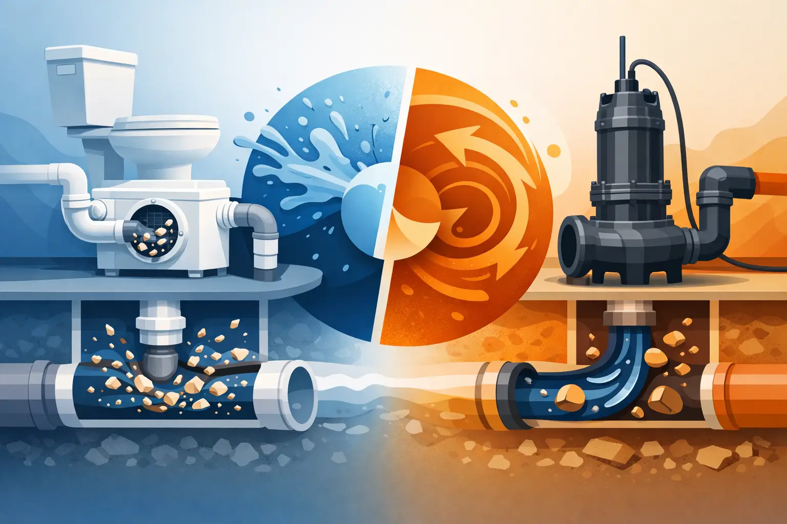Macerator Versus Vortex Sewage Pumps Compared